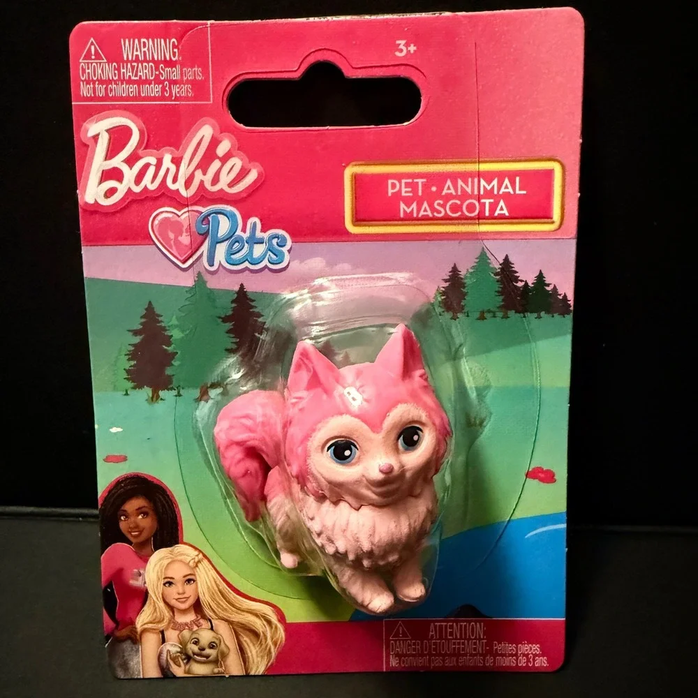 Barbie Pets Mini Figure Lot Kids NEW 5pc Puppy Dog Cat Collection